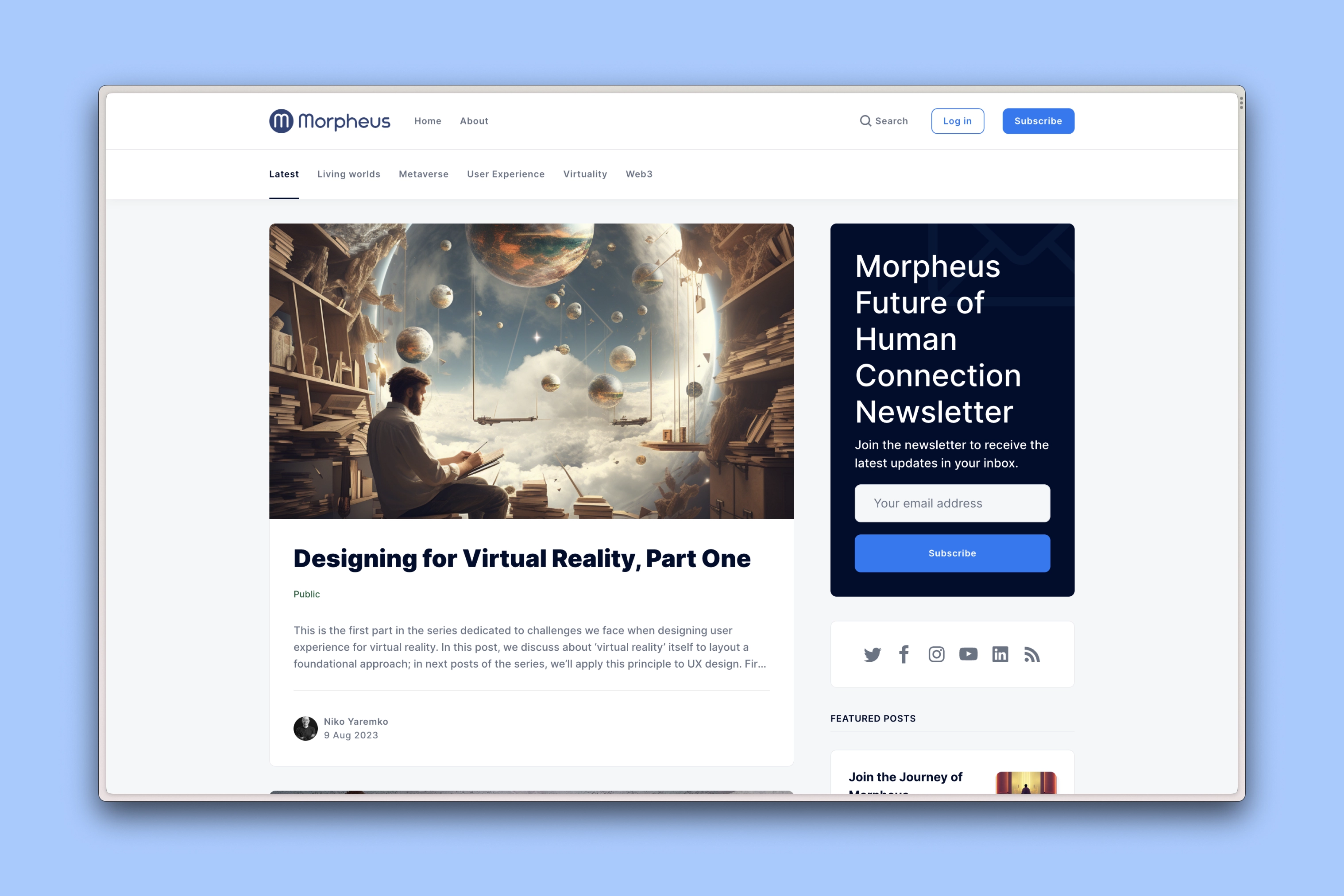 Morpheus Future of Human Connection