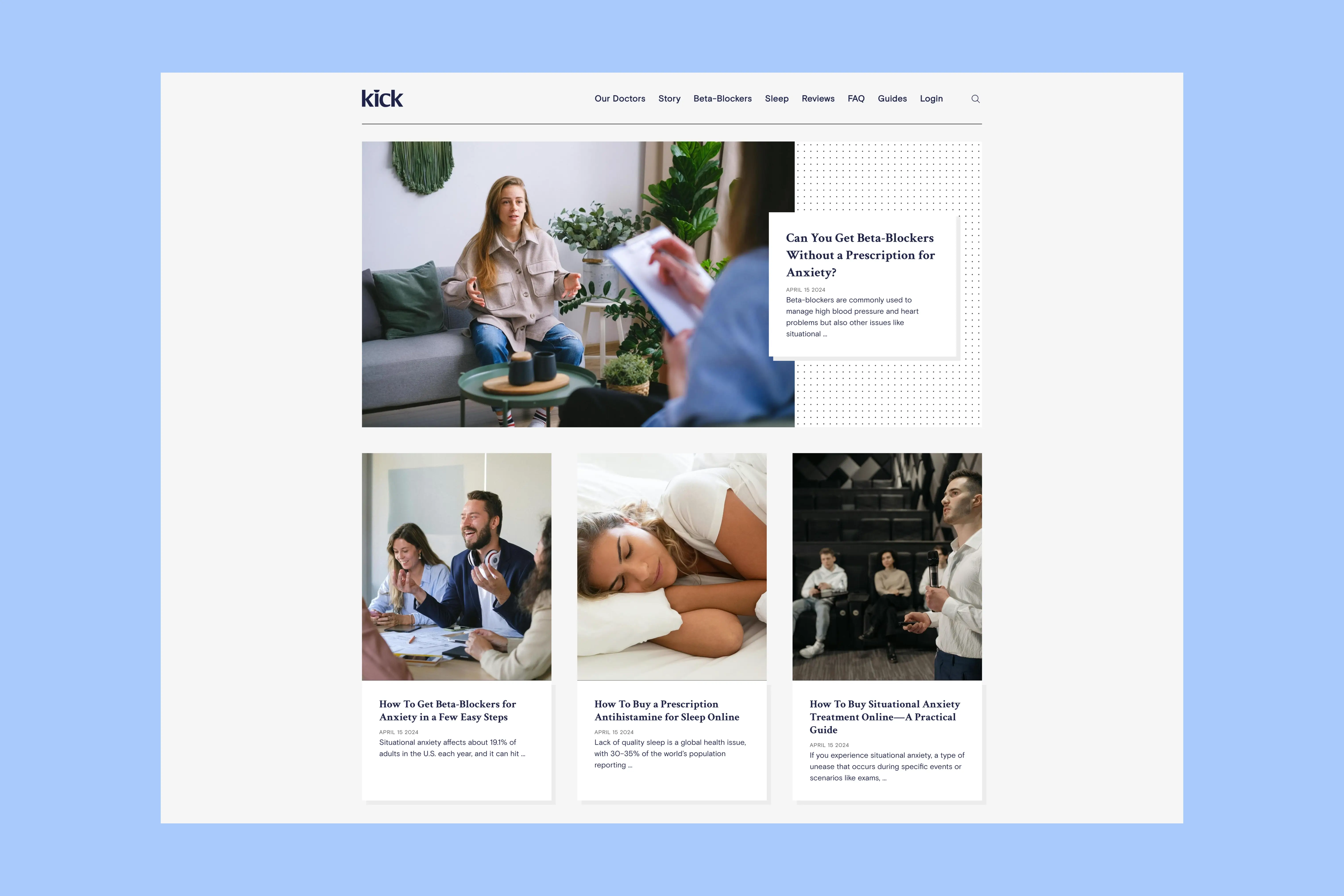 Kick Health Blog