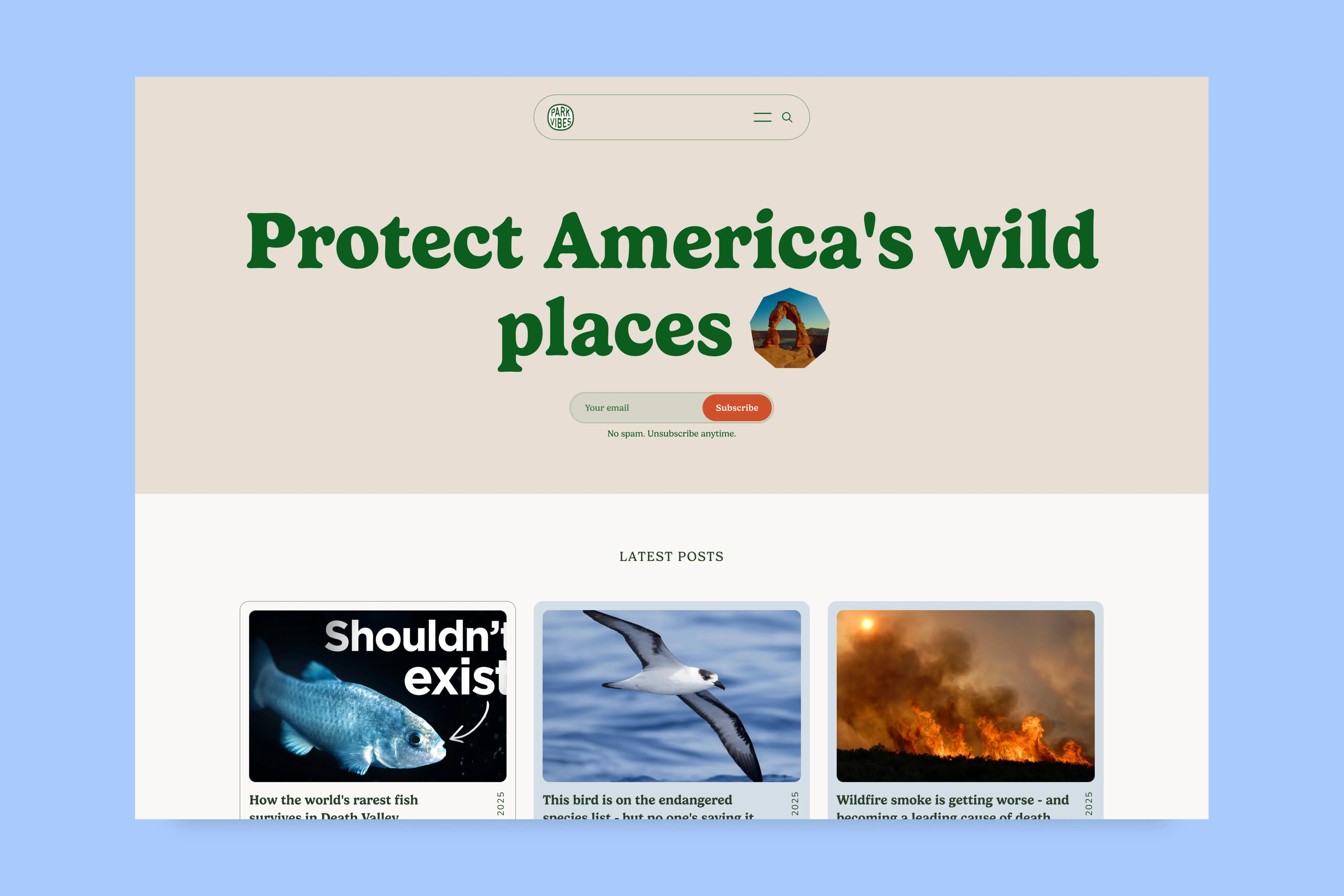 Ghost Website Examples — Inspire Issue 40