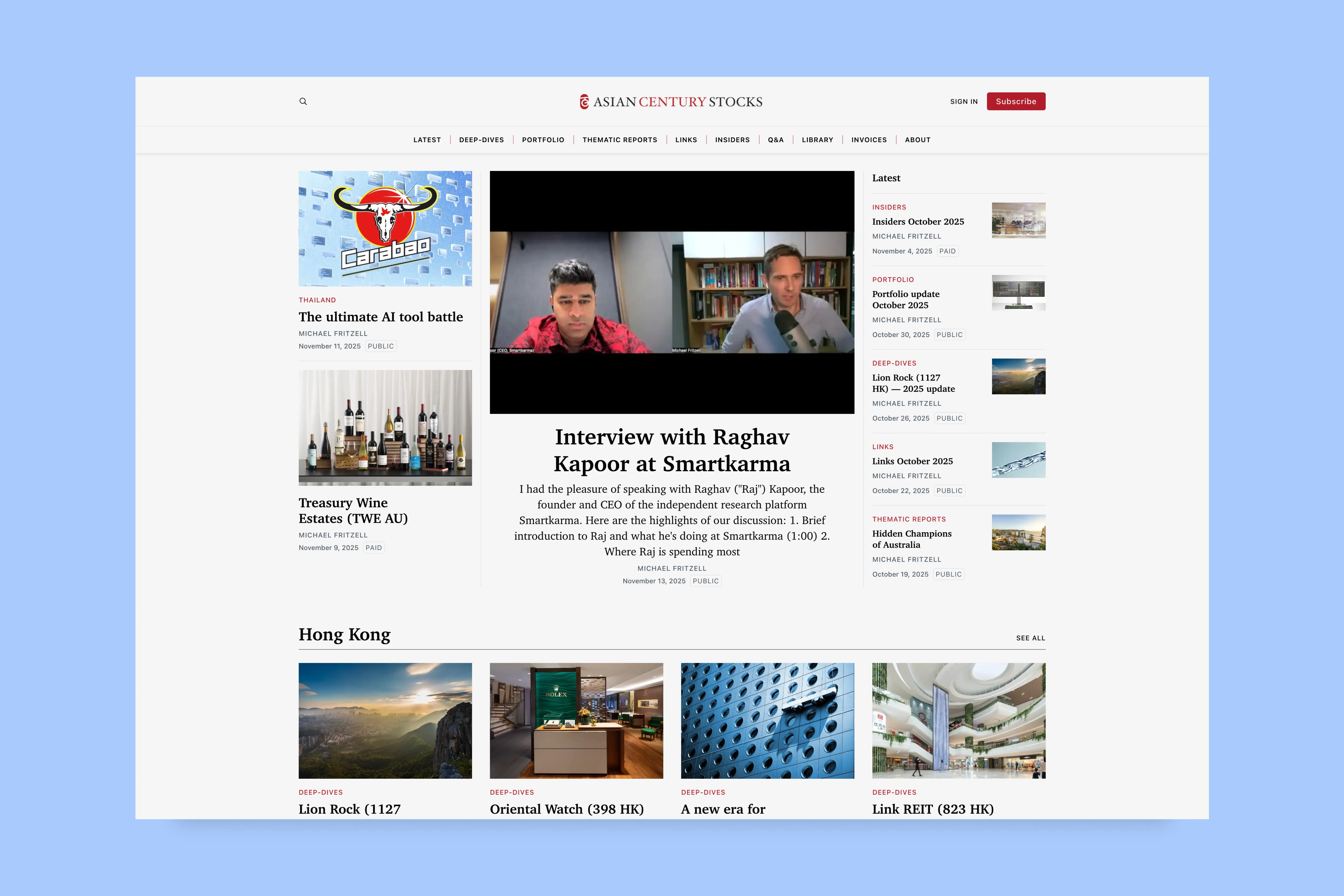 Ghost Website Examples — Inspire Issue 41