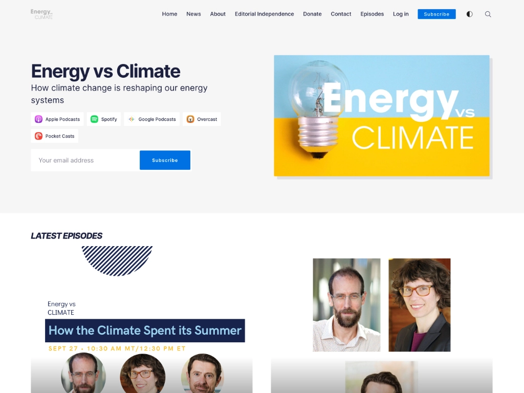 Energy vs Climate