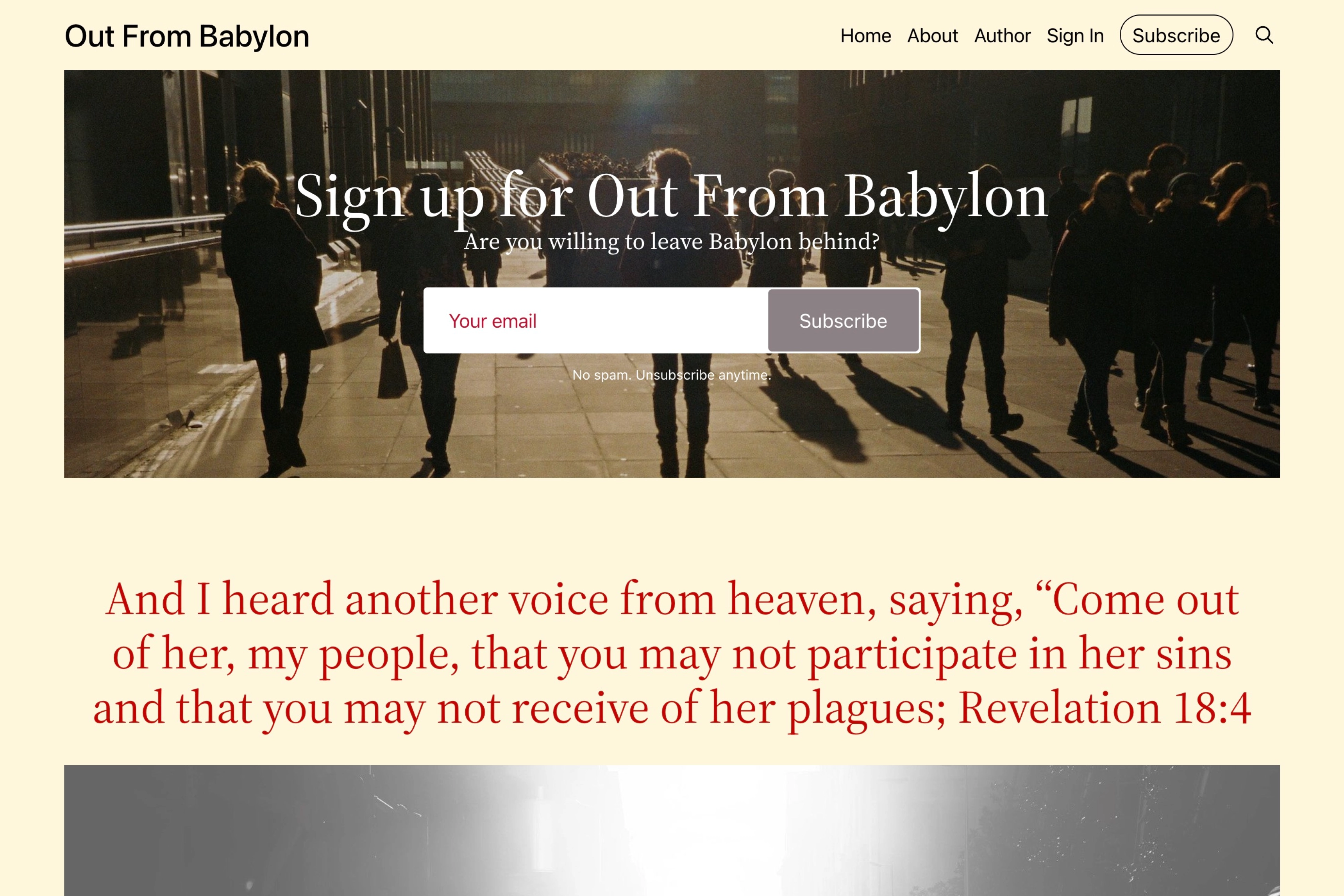 Out From Babylon