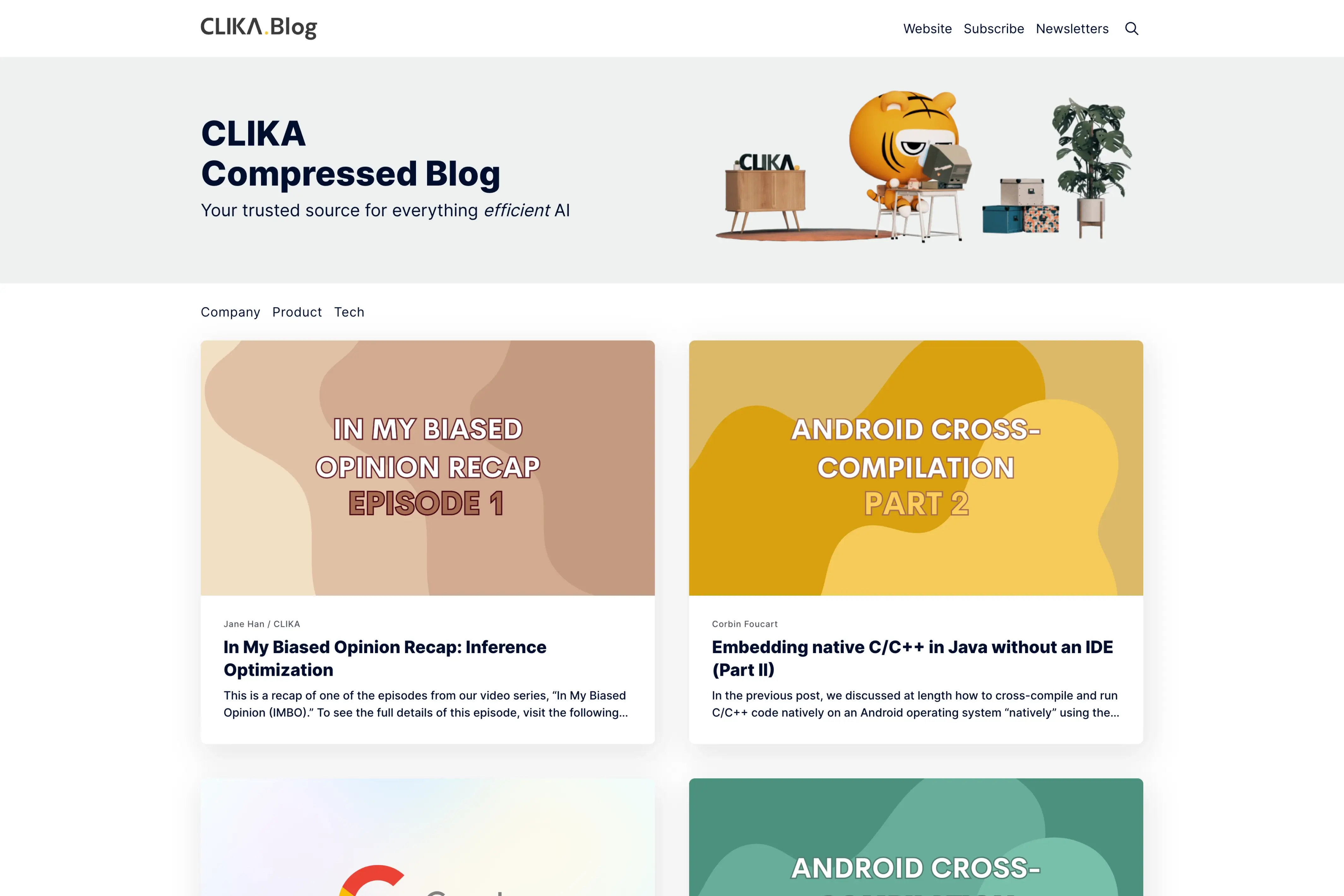 CLIKA Compressed Blog
