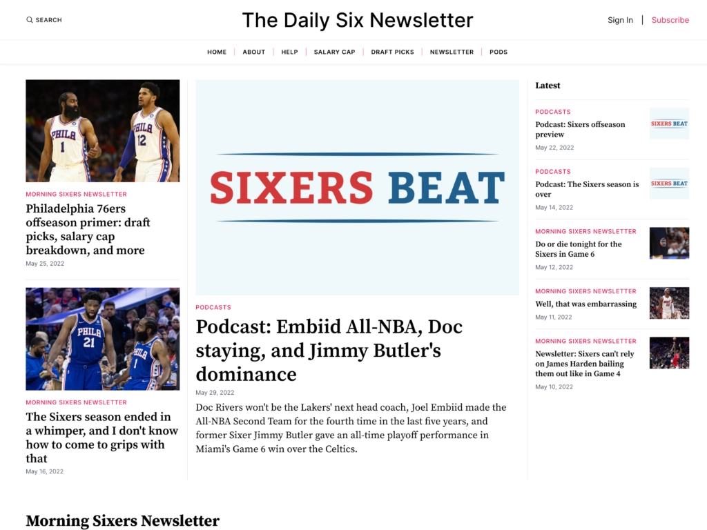The Daily Six Newsletter