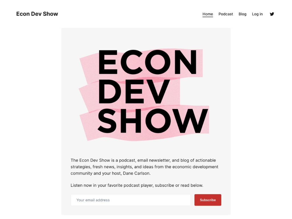 Econ Dev Show