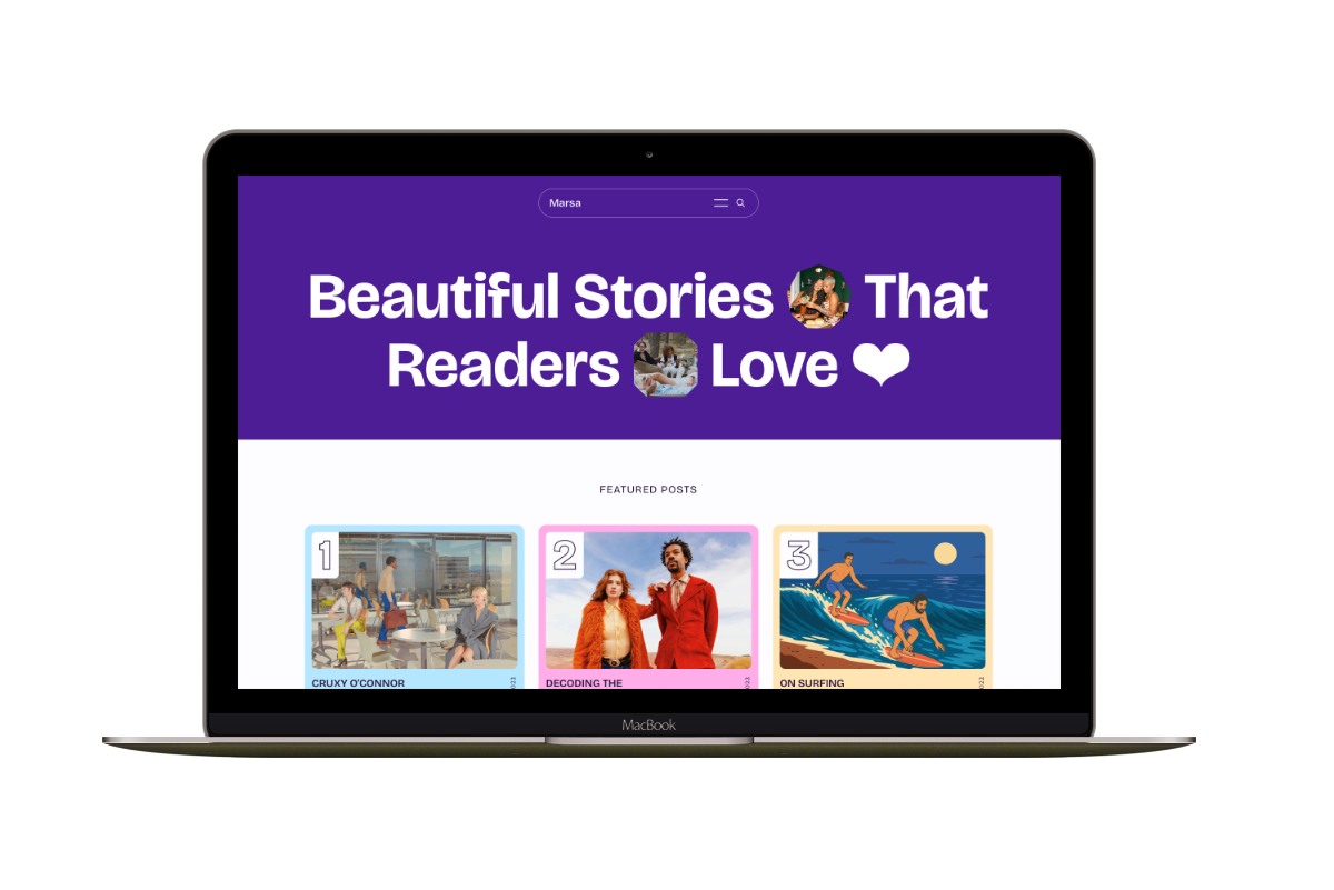 Marsa — A Beautiful & Easy-to-Use Ghost Theme