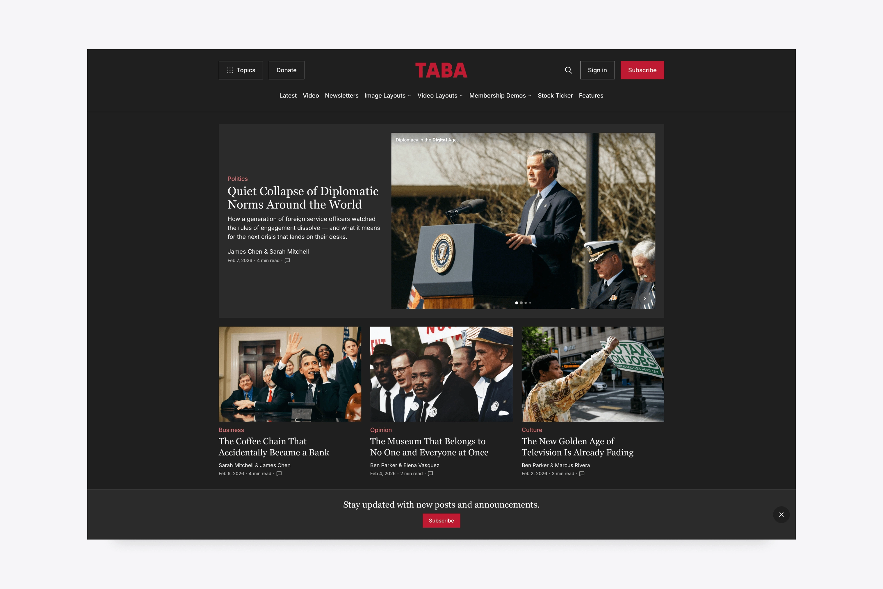 Dark theme for the Taba Ghost theme